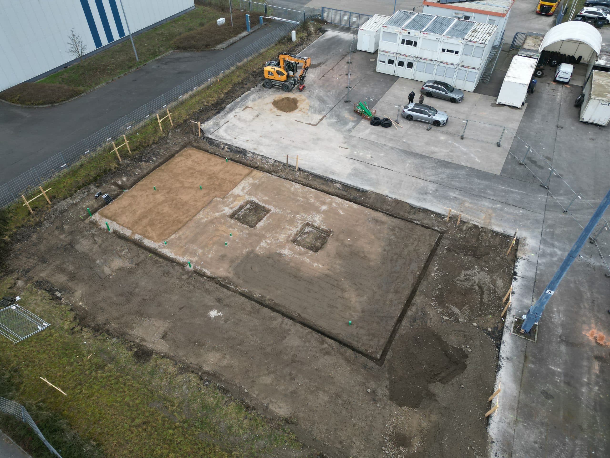 Neubau Büro- und Sozialgebäude für die Spedition Diebel